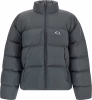 Gray Polyamide Full-Length Jacket 1