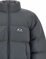 Gray Polyamide Full-Length Jacket 3