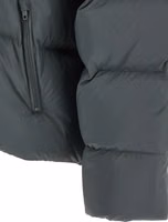 Gray Polyamide Full-Length Jacket 4