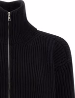 Black Wool Short Dress 4
