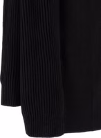 Black Wool Short Dress 5