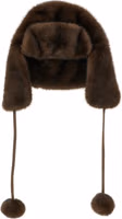 Brown Polyamide Ear Muffs 1
