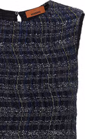 Multicolor Viscose Short Dress 3