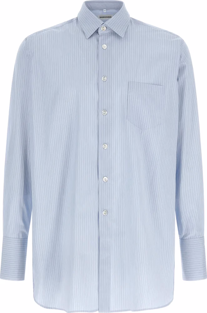 Blue Cotton Blouse