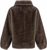 Brown Polyamide Full-Length Jacket 2
