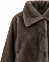 Brown Polyamide Full-Length Jacket 3