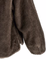 Brown Polyamide Full-Length Jacket 4