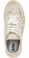 Beige Cowhide Chunky Sneakers 4