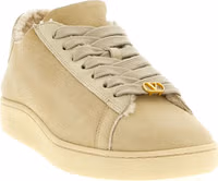 Beige Goatskin Low Top Sneakers 2