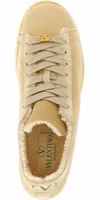 Beige Goatskin Low Top Sneakers 4