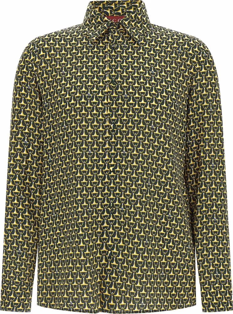 Bicolor Silk Blouse