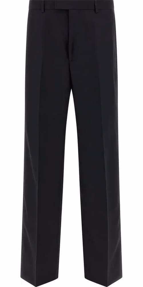 Black Polyester Dress Pants