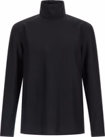 Black Polyester Blouse 1