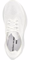 White Synthetic Athletic Sneakers 4