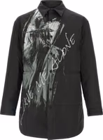 Black Polyester Blouse 1