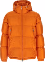 Orange Polyamide Full-Length Jacket 1