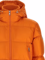 Orange Polyamide Full-Length Jacket 3