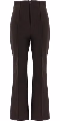 Brown Polyamide Athletic Pants