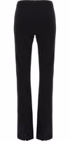 Black Viscose Casual Pants 2