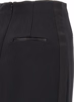 Black Viscose Midi Skirt 4