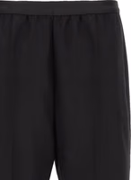Black Virgin Wool Casual Pants 3