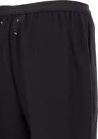 Black Virgin Wool Casual Pants 4