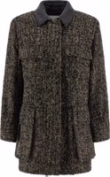 Multicolor Virgin Wool Shell Jacket 1