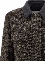 Multicolor Virgin Wool Shell Jacket 3