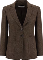 Brown Virgin Wool Blazer 1