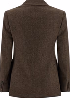 Brown Virgin Wool Blazer 2