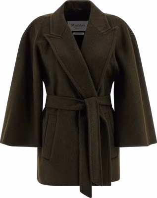 Bicolor Wool Coat