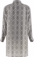 Gray Silk Short Dress 2