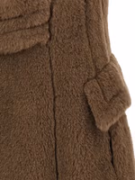Brown Alpaca Leather Coat 4