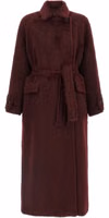 Bordeaux Wool Coat 1