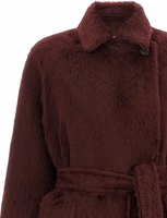 Bordeaux Wool Coat 3