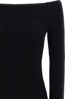 Black Wool Long Dress 3