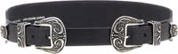 Black Cowhide Regular Belt 1