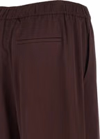 Bordeaux Viscose Casual Pants 4