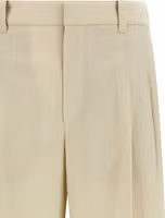 White Cotton Dress Pants 3