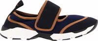 Blue Polyamide Low Top Sneakers 1