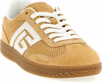 Beige Calfskin Low Top Sneakers 2
