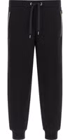 Black Cotton Joggers (Workout Pants) 1