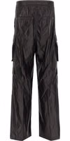 Black Nylon Cargo Pants 2
