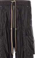 Black Nylon Cargo Pants 3