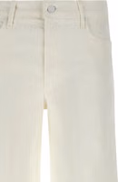 White Cotton Flared Jeans 3