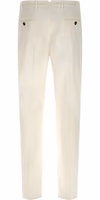 White Cotton Casual Pants 2