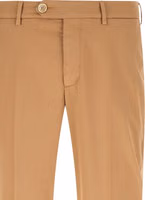Beige Cotton Casual Pants 3