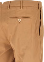 Beige Cotton Casual Pants 4