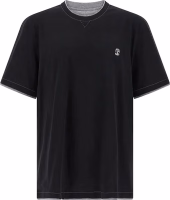 Black Cotton T-Shirt