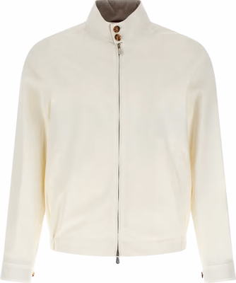 White Cotton Full-Length Jacket